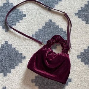 Purple Velvet Bag